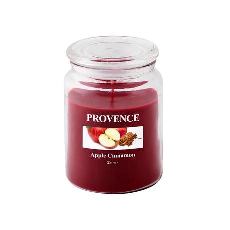 Provence Vonná svíčka ve skle 95 hodin jablko a skořice