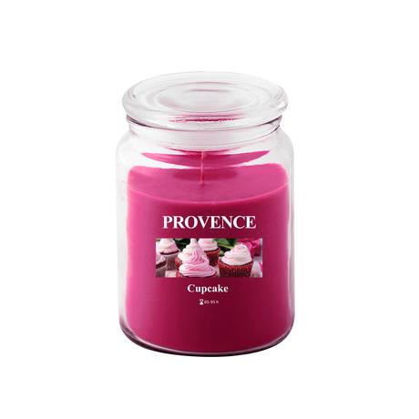 Provence Vonná svíčka ve skle 95 hodin cupcake