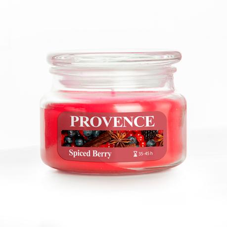 Provence Vonná svíčka ve skle 45 hodin spiced berry