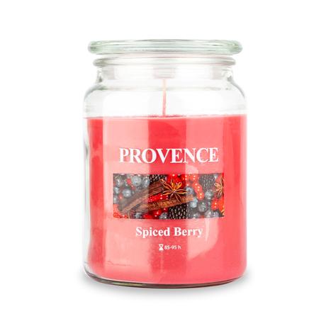 Provence Vonná svíčka ve skle 95 hodin spiced berry