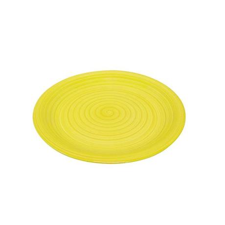 TORO Keramický jídelní talíř TORO 26cm žlutý