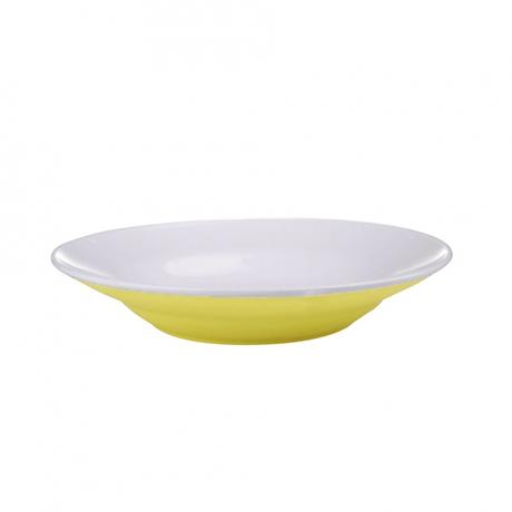 Porcelánový hluboký talíř TORO 20,5cm žlutý m...