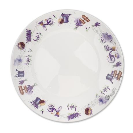 Levně TORO Keramický talíř 20cm levandule