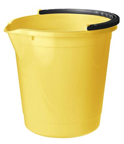 Levně Tontarelli Plastový kbelík s výlevkou 7l žlutý