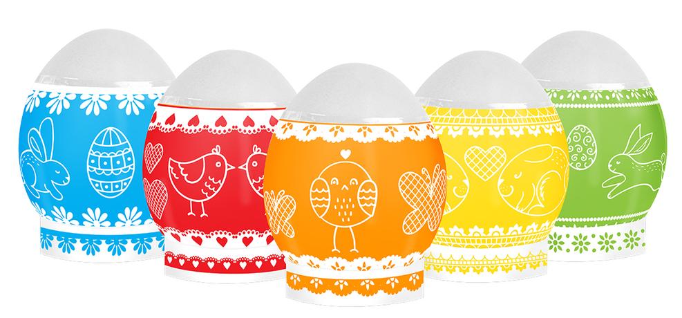 Arpex Termonálepky na velikonoční vajíčka s podstavci 9ks
