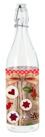 TORO Skleněná láhev s patentním uzávěrem TORO 0,5l linecké