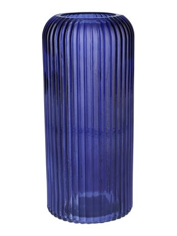 DUIF Skleněná váza NORA 20cm modrá