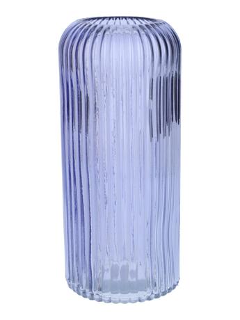 DUIF Skleněná váza NORA 20cm levandule
