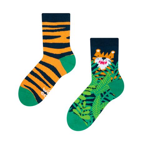 DEDOLES Dětské veselé ponožky DEDOLES tygr 27-30