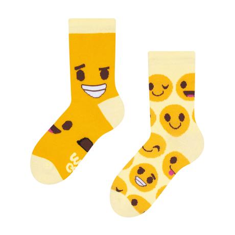 DEDOLES Dětské veselé ponožky DEDOLES smajlíky 23-26