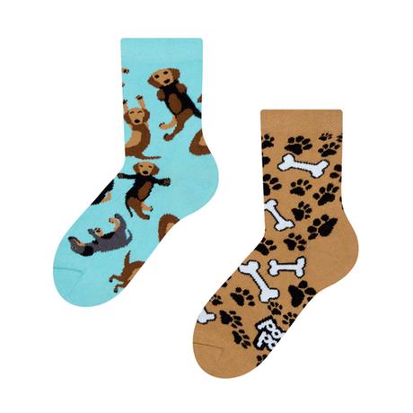 DEDOLES Dětské veselé ponožky DEDOLES jezevčík 23-26