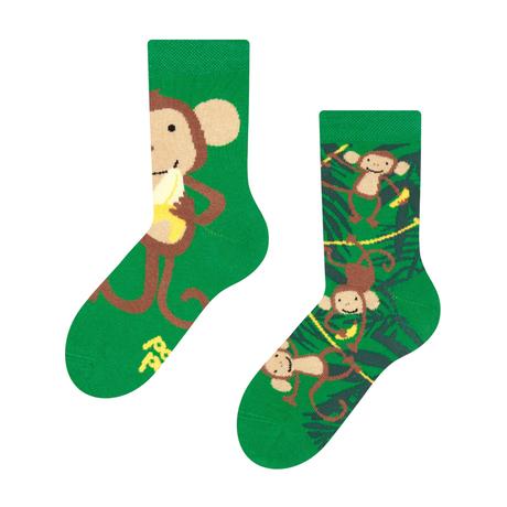 DEDOLES Dětské veselé ponožky DEDOLES opice 23-26