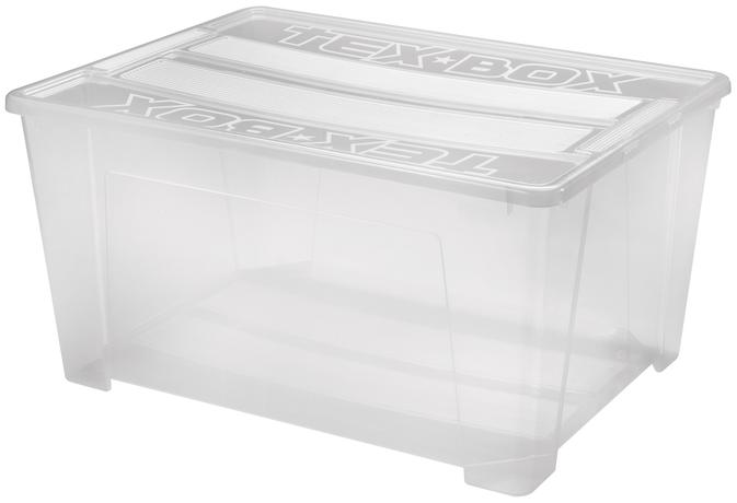 Plastový úložný box s víkem HEIDRUN TexBox 15...