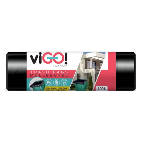 Levně ViGO pytle na odpadky, 28 µ, 70 × 105 cm, 120 l, 10 ks