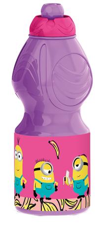 Plastová láhev Mimoni 400ml fialová