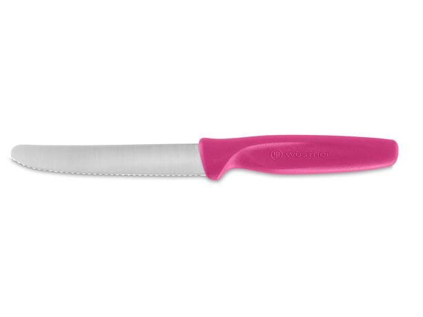 VICTORINOX Univerzální nůž wüsthof 10cm vroubkované ostří, růžový