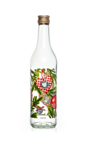 Skleněná láhev s víčkem TORO 500ml vánoční de...